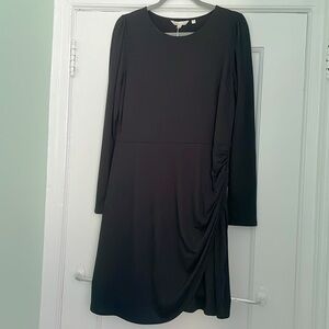 Boden long sleeve black dress (NWT)